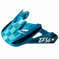 фото Козырек для шлема EF56 STARKS Base MX Бирюза глянец  LC0326