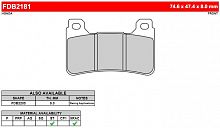 фото Колодки тормозные GOLDfren 214 S33 (FDB2181)  FDB 2181  ( 214 S33 )