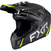 фото Шлем FXR Clutch Evo Black/HiVis, S  260620-1065-07
