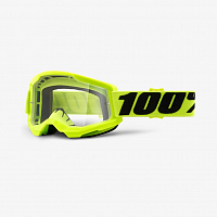 фото Очки 100% Strata 2 Goggle Yellow / Clear Lens  50421-101-04