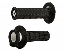 фото Ручки руля (грипсы) ODI V2 Lock-On MX HALF-WAFFLE Black, H36HWB  H36HWB
