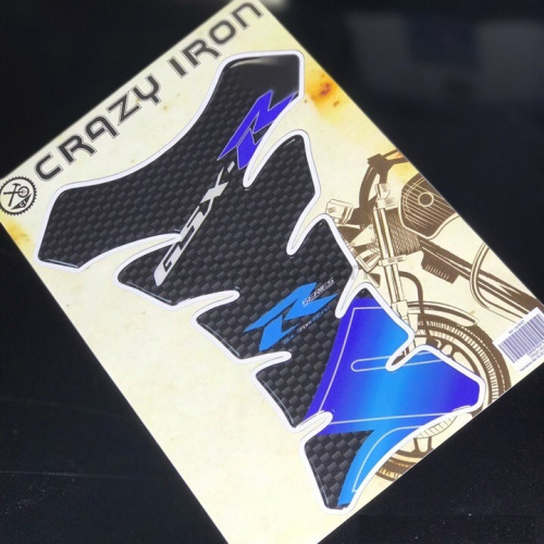 фото Наклейка на бак CRAZY IRON, SUZUKI GSXR BLUE cipr1006 ,  , , 