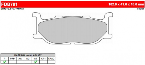 фото Колодки тормозные Brenta FT3057 (FDB781 P) FDB 781 FT 3057 BREMBO	07YA27
BREMBO	07YA2709
BREMBO	07YA27SA
BREMBO	07.YA27.09
BREMBO	07.YA27.SA
CARBONE L.	2391
DUNLOPAD	DP 414
EBC	FA179
EBC	FA 179
GALFER	FD142
GALFER	FD 142
GOODRIDGE	G105ST
LUCAS	MCB64
LUCAS	MCB 640
LUCAS/TRW	MCB640
NEWFREN	FD0183
NISSIN	2P-233
PREMIER	P105
SBS	663
SEMC	YA 27
VESRAH	VD 255
VESRAH	VD-255,  , OEM Yamaha	3LP-W0045-00
OEM Yamaha	4BP-W0045-00
OEM Yamaha	4KM-W0045-00
OEM Yamaha	4WM-W0045-00
OEM Yamaha	5BN-W0045-00
OEM Yamaha	5S7-W0045-00, 