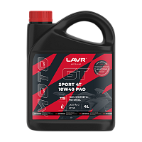 фото Масло LAVR GT SPORT 4T 10W-40, 4 л  Ln7728