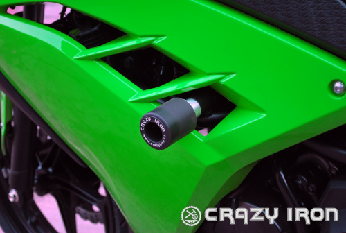 Слайдеры CRAZY IRON KAWASAKI NINJA 300R ОТ `13- 4135 , фото 3 фото Слайдеры CRAZY IRON KAWASAKI NINJA 300R ОТ `13- 4135 , , , фото 3