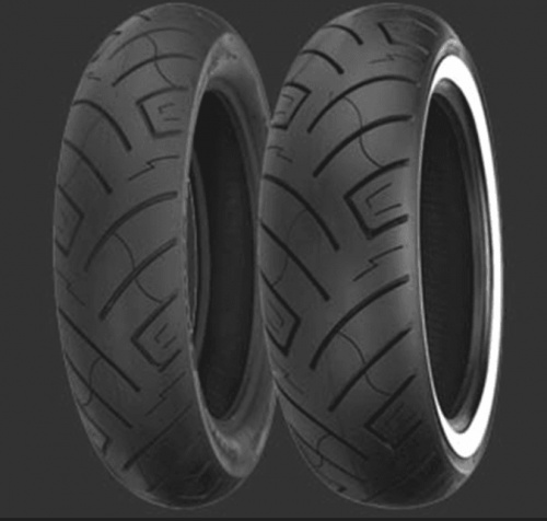 фото Мотопокрышка SHINKO SR777100-90-19 61H F TL белая полоса 078423 ,  , , 