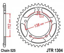 фото Звезда задняя JTR1304-47  JTR1304-47