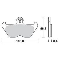 фото Колодки тормозные TRW MCB680SV (FDB2050P)  FDB 2050 MCB562SV