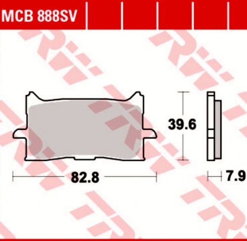 фото Колодки тормозные TRW MCB888SV FDB2294ST  FDB 2294 ST ,  , , 