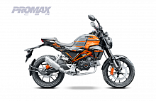 фото Мопед PROMAX CB150R (49) TYPE 1 gray/orange  promax-cb150r-or-gr