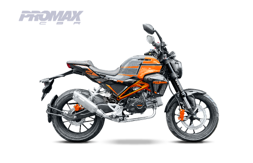 фото Мопед PROMAX CB150R (49) TYPE 1 gray/orange promax-cb150r-or-gr ,  , , 