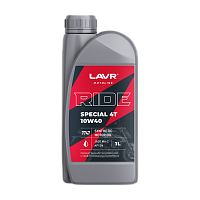 фото Масло LAVR MOTO RIDE SPECIAL 4Т 10W40 SN, 1 л  Ln7747