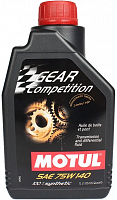 фото Масло трансмиссионное MOTUL GEAR FF COMPETITION 75W140 1л  105779