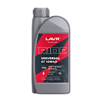 фото Масло LAVR MOTO RIDE UNIVERSAL 4T 10W50 SM, 1 л  Ln7753