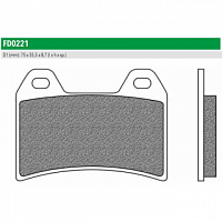 фото Колодки тормозные NEWFREN FD0221SP (FDB2042ST)  FDB 2042 ST ( FD0221SP )
