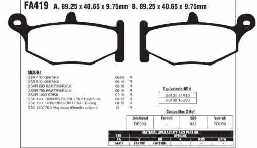 Колодки тормозные SBS 833LS REAR (FDB2213 ST) FDB 2213 ST-SBS , фото Колодки тормозные SBS 833LS REAR (FDB2213 ST) FDB 2213 ST-SBS , , ,