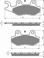 фото Колодки тормозные GOLDfren 334 S3 (FDB497)  FDB 497 ST (328 S3)