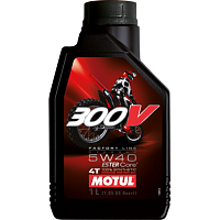 фото Масло Motul 300 V 4T FL Off Road 5W40 100%synt. 1л  
