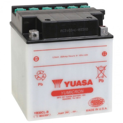 фото Аккумулятор YUASA YB30CL-B (168X132X192) YB30CL-B ,  , , 