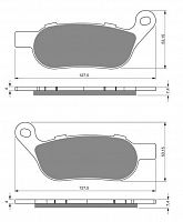 фото Колодки тормозные GOLDfren 273 S33 (FDB2251)  FDB 2251 ST (273 S33)