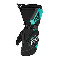 фото Рукавицы FXR Combat с утеплителем Black/Mint, XS  220835-1052-04