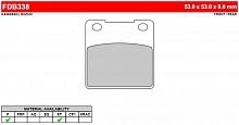 фото Колодки тормозные Ferodo FDB338 P  FDB 338 P