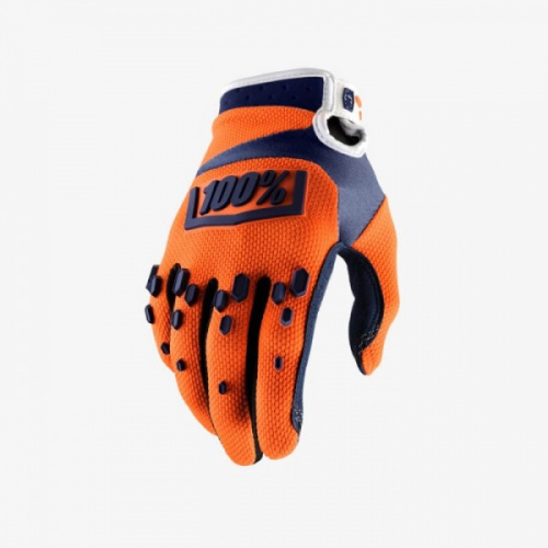 фото Мотоперчатки подростковые 100% Airmatic Youth Glove Orange/Navy L 10004-036-06 ,  , , 