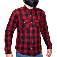 фото Моторубашка мужская MCP Rebel Full kevlar (черно-бордовый, 52/XL)  TJ-1902-XL