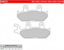 фото Колодки тормозные Ferodo FDB737 P  FDB 737 P