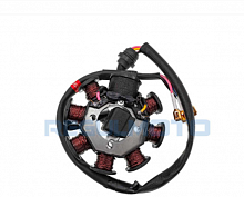 фото Статор генератора DC CDI ZS172/165/167FMM/ ZS174/ ZS170 (5 проводов)  100104175-002