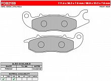 фото Колодки тормозные TRW MCB759  FDB2169  FDB 2169  MCB759