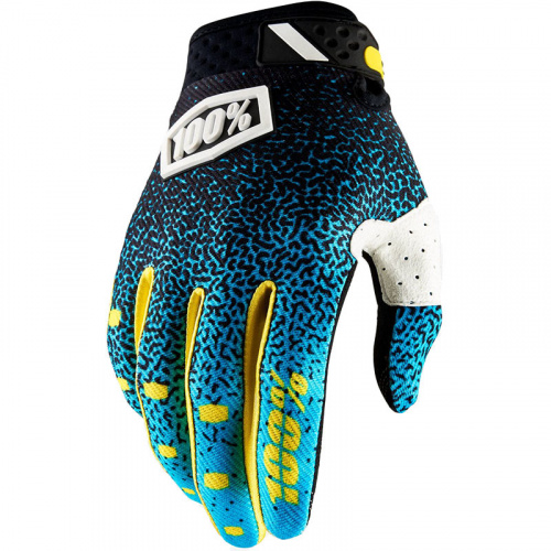 фото Мотоперчатки 100% Ridefit Glove Cyan/Black M (10001-107-11) 10001-059-11 ,  , , 