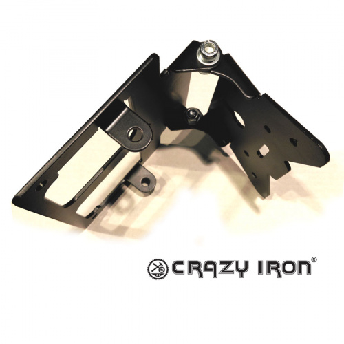 фото Рамка крепления номерного знака CRAZY IRON регулируемая, метал 5562 ,  , ,  фото 2