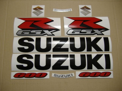 фото Набор наклеек SUZUKI GSX-R 600  ,  , ,  фото 2