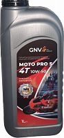 фото Масло GNV Moto Pro S 4T 10W-50 синтетика 1л  GNV-10w50-1L