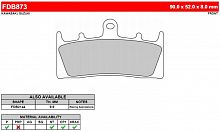 фото Колодки тормозные Ferodo FDB873 P  FDB 873 P