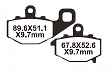 фото Колодки тормозные YONGLI Organic YL-F149 (FDB2012P)  FDB 2012 P (YL - F 149)